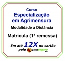 Matrícula curso Especialização em Agrimensura - 1ª remessa
