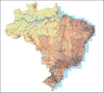 IBGE disponibiliza geosserviços da Base Cartográfica Contínua do Brasil