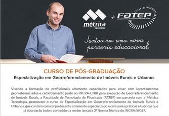 Pós graduação em Georreferenciamento de Imóveis Rurais e Urbanos