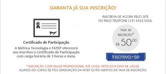 Métrica realiza workshop SIGEF / INCRA  no dia 22 de março em Piracicaba