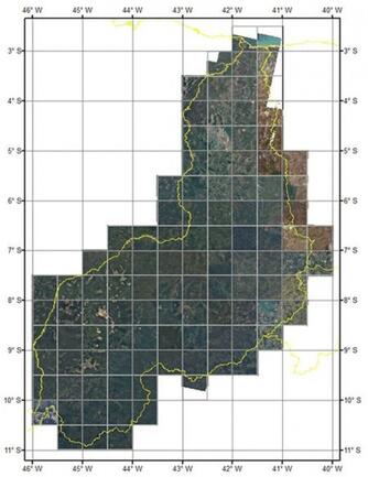 BGE disponibiliza imagens de satélite do Piauí e de Tocantins