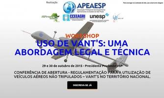 Apeaesp e Cceeagri promovem workshop – uso de vant’s: Uma abordagem Legal e Técnica, em Presidente Prudente (SP)