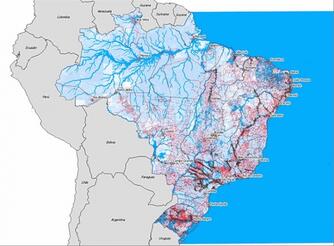 IBGE disponibiliza nova versão da Base Cartográfica Contínua do Brasil na escala 1:250.000