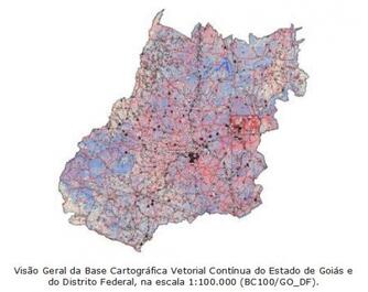 IBGE lança Base Cartográfica Vetorial Contínua do Estado de Goiás e do Distrito Federal