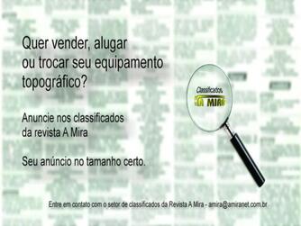 Anuncie nos classificados da Revista A Mira